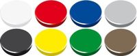 ALCO Krachtmagneet (Ø x h) 38 mm x 13.5 mm rond Meerdere kleuren, Kleurkeuze niet mogelijk 10 stuk(s)