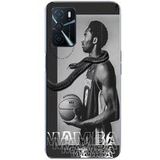 Maniacase Hoesje voor Oppo A16 Kobe Bryant NBA zwart mamba mentaliteit