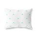 BonaMaison Turkoois-Wit Decoratieve Kussensloop, Kussenhoezen Bank, Decoratieve Kussenhoesjes, Kussensloop; Sofa, Slaapkamer, Kantoor, Auto 45x60 Cm - Ontworpen en vervaardigd in Turkije