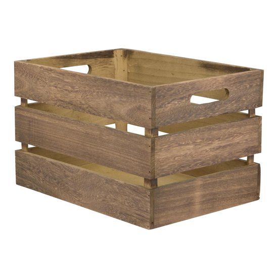 Securit Menubox (leeg) - vintage - Hout - Rechthoekig