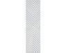 Safavieh Diamond Indoor Handgetuft Vloerkleed, Cambridge Collectie, CAM129, Lichtblauw & Ivoor, 76 X 244 cm