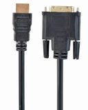 Gembird 3m HDMI/DVI M/M DVI-D Noir