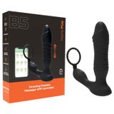 Erospace Men's Play - vibromasseur anal à piston contrôlé par application (noir)