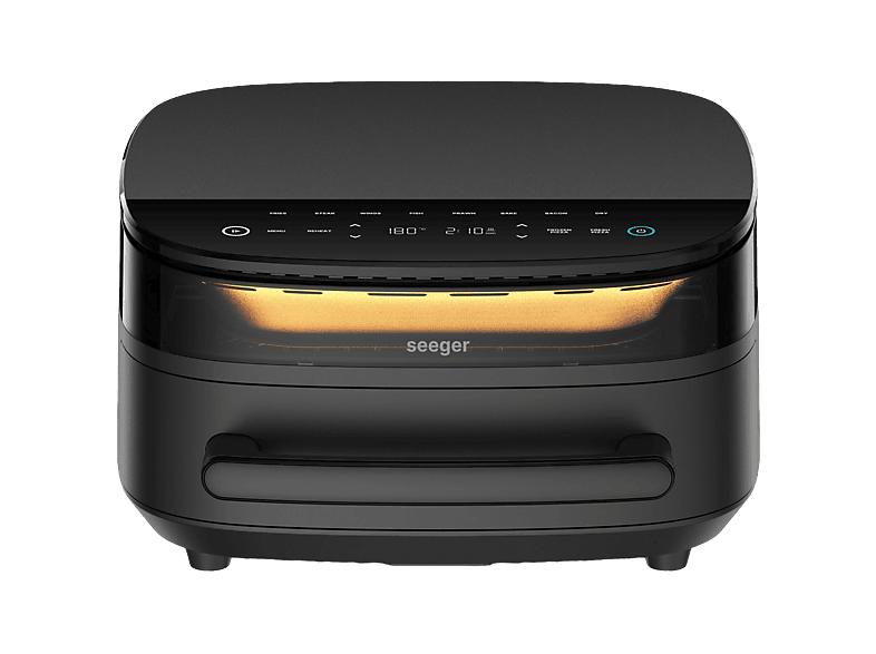 Seeger Sgr1030bk - Heteluchtfriteuse Zwart 6 L 2850 W