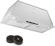 Klarstein Paolo Inbouw Afzuigkap 72cm RVS 520 m³/h LED Timer Touch Wit