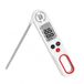Digitale keukenthermometer, inklapbaar, wit, met lcd-sonde