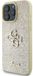 Guess GUHCP16LHG4SGD iPhone 16 Pro 6,3" goud/goud hardcase Fixed Glitter Big 4G