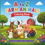 ABC Animal Adventures Farm Animals Coloring Book