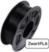 BZMD UG 1,75 PLA filament noir - 1 kg filament PLA pour imprimante 3D - filament de matériau d'impression 3D - emballé sous vide - bobines soignées - RFID pour impression intelligente