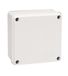 Poly Pool PP0290 Rechthoekige aansluitdoos voor wandmontage, vierkant, binnenafmetingen 100 x 100 x 50 mm, IP56