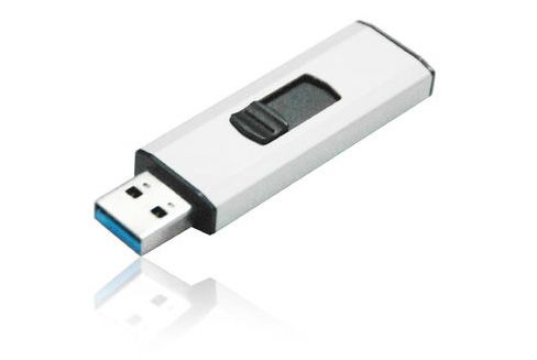 Q-Connect KF16371 USB-stick - 64 GB - Zwart/Wit