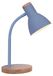 Argos Lampe de bureau, bois, culot E-27, bleu