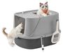 Feandrea Gesloten Kattenbak – Inclusief Schep en Borstel