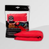 Chemical Guys Waffle Weave Glass & Window Microfiber Towel - Red