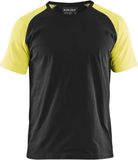 Blåkläder Blaklader T-shirt 3515-1030 - Zwart/High Vis Geel - XL