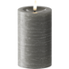LED Bougie pilier Ø 7,5 x 12,5 cm Gris foncé