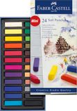 FABER-CASTELL - Mini-set zachte pastelkrijt, 24-delig