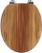 Famanu Soft-Close Toiletbril - Antibacterieel - Waterafstotend - Universeel O-vormig - 37,8 cm x 43,8 cm - MDF - Zinklegering - Roestvrij staal