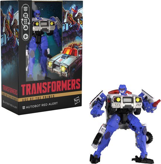 Transformers Hasbro Transformers Age of the Primes Voyager Class Action Figure The Thirteen Autobot Red Alert 18 cm Action Figuur