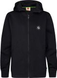 Petrol Industries Jongens Scuba hoodie met rits steelland - Zwart - Maat 140