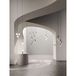 Nuura Miira 13 lustre, gris/transparent, Ø 98 cm, 13 branches