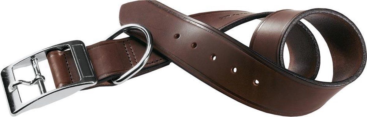 Ferplast Vip C Leren Hondenhalsband Bruin - A: 27-35cm - B: 15mm