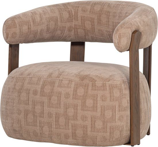 WOOOD Foon Fauteuil - Structuurstof - Zand
