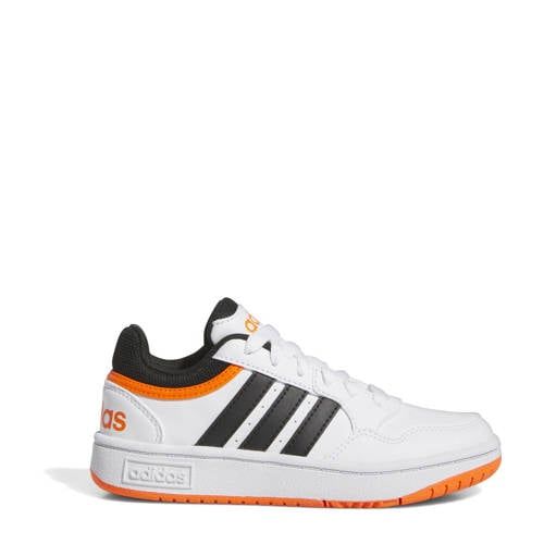 adidas Originals Hoops 3.0 sneakers wit/zwart/oranje
