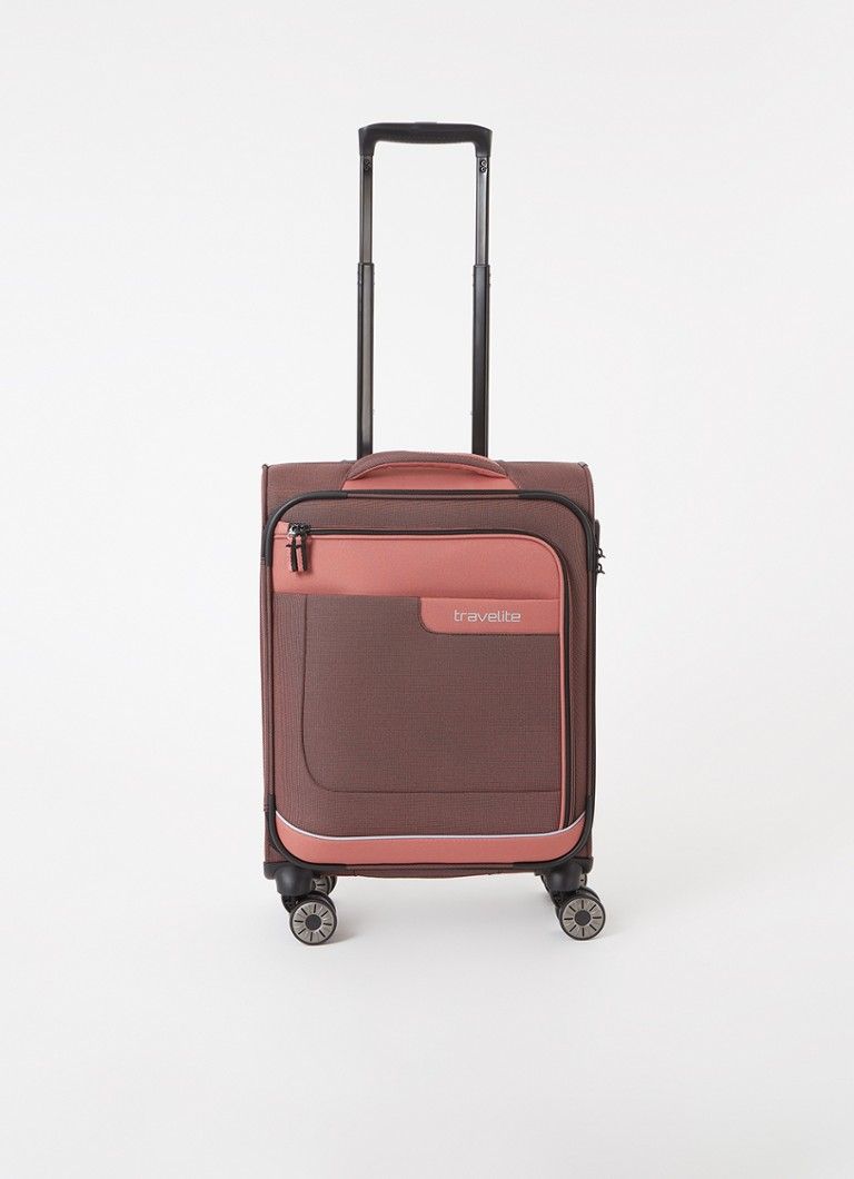 travelite Viia S spinner 55 cm Koraalroze