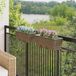 Prolenta Maison Exclusive - Balkon (2 stuks) - Grijs - 50 x 17 x 17 cm - Metaal