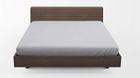 Cotton & Color Hoeslaken voor Frans bed, grijs, 1 plek.