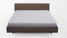 Cotton & Color Hoeslaken voor Frans bed, grijs, 1 plek.