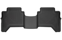Husky Liners Weatherbeater Floor Mats | Fits 2019-2024 Ford Ranger SUPERCREW CAB ONLY | 2nd rij, 1-pc Zwart - 14411