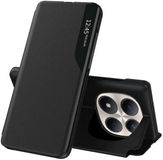 Techsuit Hoesje geschikt voor Xiaomi Redmi Note 15 Pro 5G - eFold Book Case - Zwart