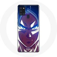 Maniacase Hoesje voor Samsung Galaxy A21S Dragon Ball Goku Boos gezicht