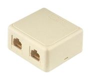 VoltShine Telefoonstation, 2 leidingen, met luidspreker en lcd-display, compatibel met draadloze telefoons en intercomfunctie