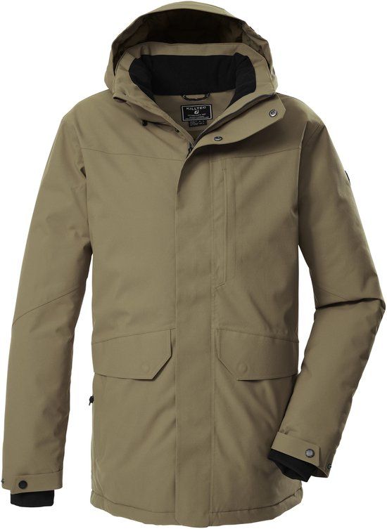 Killtec KOW 85 Men Parka - Winterjas - Heren - Parka - Taupe - Maat XL