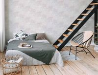 A.S. Création Vliesbehang Betonlook Industrieel Grijs Groen Paars 53 cm x 1005 cm