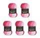 5 Wollbiene 5 x 100 g Batik Fine Wol met Kleurverloop