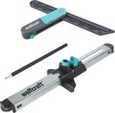 wolfcraft Laminaat Projectset - Laminaat inpasser - Hoeken overdragen en laminaat inpassen - 8660000