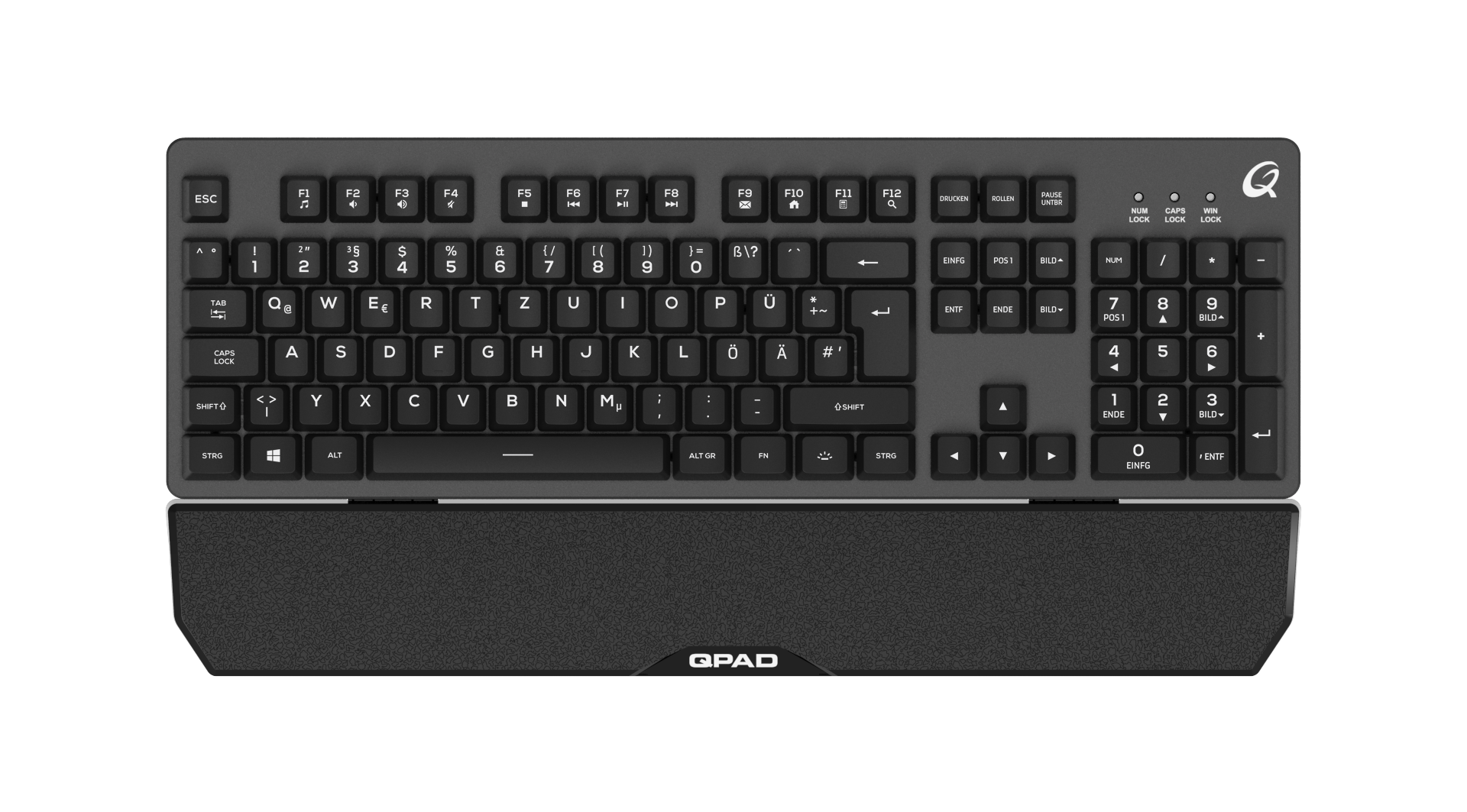 QPAD MK-40 Qwertz Zwart Toetsenbord