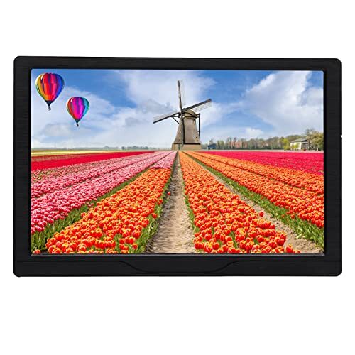 UBEF HD-scherm, 10,1-inch Monitor USB-aanraakscherm voor Kantoor (EU-stekker)