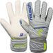 Reusch Attrakt Grip Finger Support Junior Voetbalhandschoenen voor kinderen met buitennaadconstructie voor alle veldoppervlakken