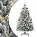 vidaXL Kunstkerstboom 150 cm 150 LED's Warmwit PVC en Staal