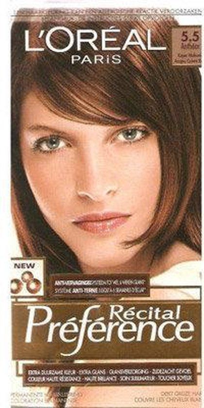 L'Oréal Paris Recital Haarkleuring 5.54 Koper Mahonie Antheor - 120ml
