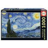 Educa - Miniatuur Sterrennacht - Van Gogh Puzzel | 1000 Stukken Volwassenen