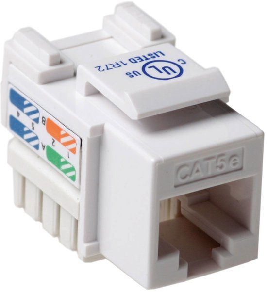 ACT TD5015 Keystone Jack CAT5E Unshielded Down Wit