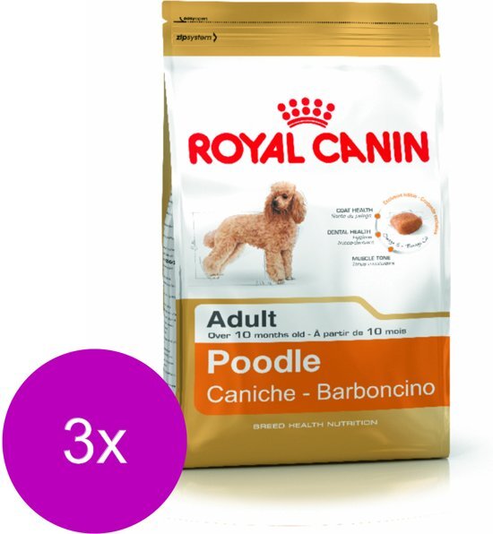 Royal Canin Bhn Poodle Adult - Hondenvoer - 3 x 1.5 kg