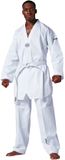 Kwon Kimono Taekwondo enfant Hadan Plus Unisexe Blanc Manches longues Polyester Coton 140