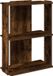 vidaXL Boekenkast 3-laags 60x30x80 cm bewerkt hout gerookt eikenkleur